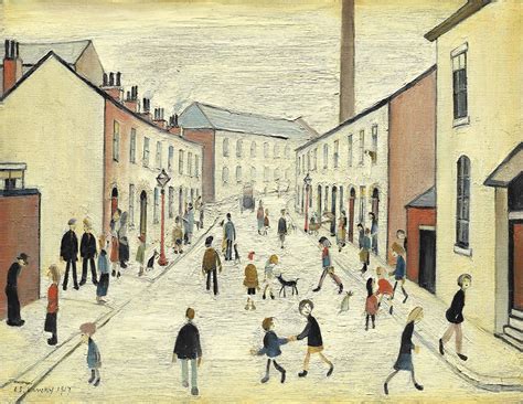 Laurence Stephen Lowry, R.A. (1887-1976) | Coronation Street | 20th ...