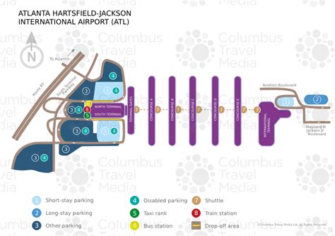 Hartsfield Jackson Airport Map ~ AFP CV