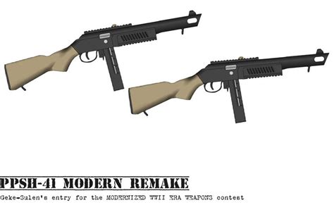 My Contest entry: Modern PPSh-41 by Geke-sulen on DeviantArt