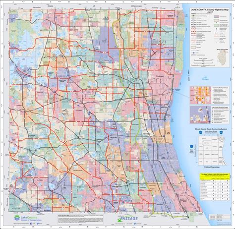 Lake County Map (Illinois) - Ontheworldmap.com