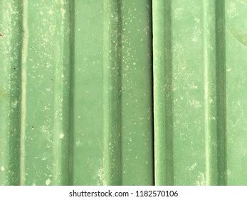 Green Metal Roof Texture Pattern Background Stock Photo 1182570106 ...