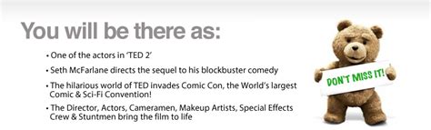 'Ted 2' Will Have A Scene At Comic-Con; Los Angeles Residents Can Be In ...