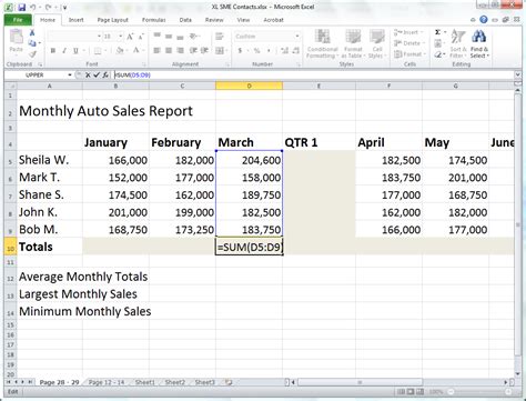 Excel Course Formula Calculations And Functions - Riset