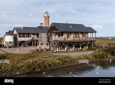 Aransas Pass Lighthouse, also known as Lydia Ann Lighthouse, in Aransas ...