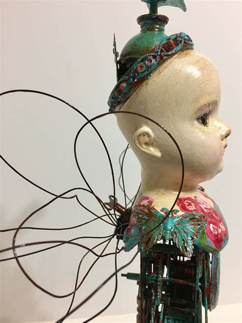 Automaton Santos Doll by Kim Collister | Assemblage art dolls, Art ...