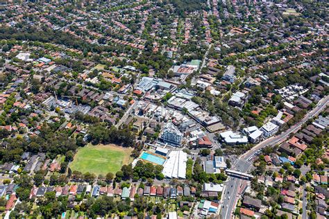 Aerial Stock Image - Lane Cove Shopping Centre