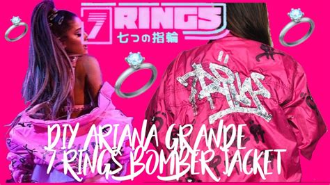 Ariana Grande 7 Rings Pink Bomber Jacket - YouTube