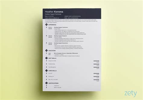 15 One Page CV Templates [Examples of 1 Page Format]