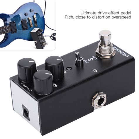 IRIN Pedal Efek Gitar Ultimate Drive Overdrive Effects True Bypass 9V ...