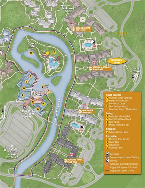 Port Orleans French Quarter Resort Map - KennythePirate.com