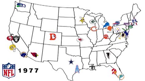 Get Map Of Usa Nfl Teams Free Vector - Www