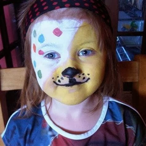 Easy Pudsey Bear Face Painting Design - Face Painting Design