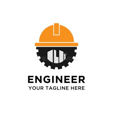 Civil Building Engineering Logo Design Template Stock Illustration ...