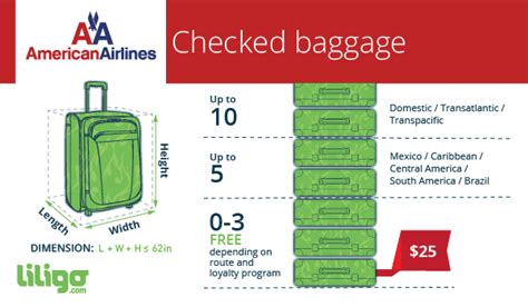 Baggage policies for American Airlines - Traveler's Edition