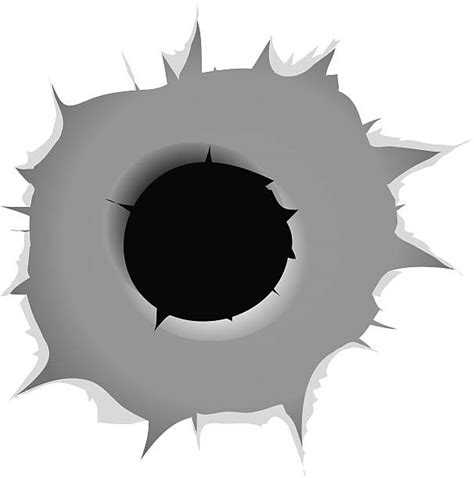 Cartoon Of A Bullet Hole Illustrations, Royalty-Free Vector Graphics ...