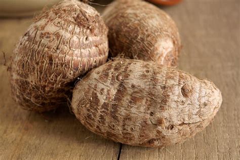 Eddoe a Tropical Root Vegetable Stock Photo - Image of food, exotic ...