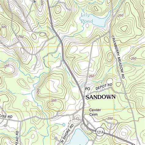 Sandown, NH (2012, 24000-Scale) Map by United States Geological Survey ...