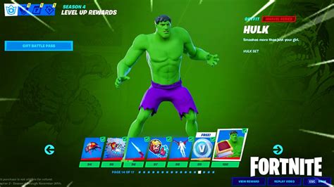 SKIN DO HULK NO FORTNITE TEMPORADA 4 CAPITULO 2 - #FREEFORTNITE -COMO ...