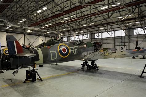 Battle Of Britain Memorial Flight RAF Coningsby Hangar Tour - Aircraft ...