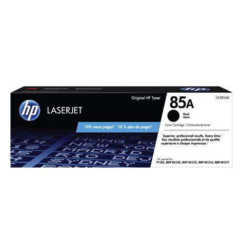 HP 85A Black Original LaserJet Toner Cartridge (CE285A) – asdiph