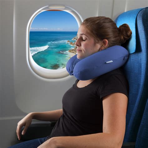 Memory Foam Travel Pillow- With Gel That Cools for Head/Neck Support ...