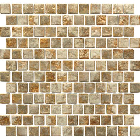 Gold 1" x 1" Porcelain Pool Tile – AquaTiles