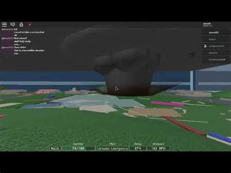 Tornado simulator 3 EF5,4,and EF3 tornadoes (my following person died ...