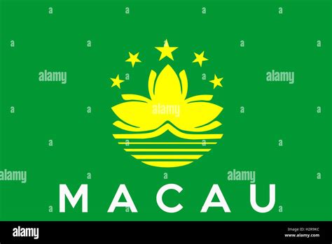 flag of Macau Stock Photo - Alamy