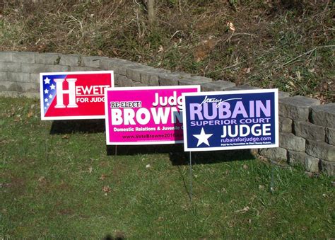 Political Yard Signs