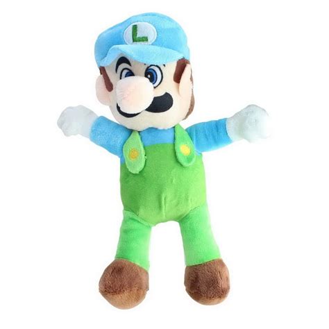 Super Mario 8.5 Inch Character Plush | Ice Luigi - Walmart.com ...