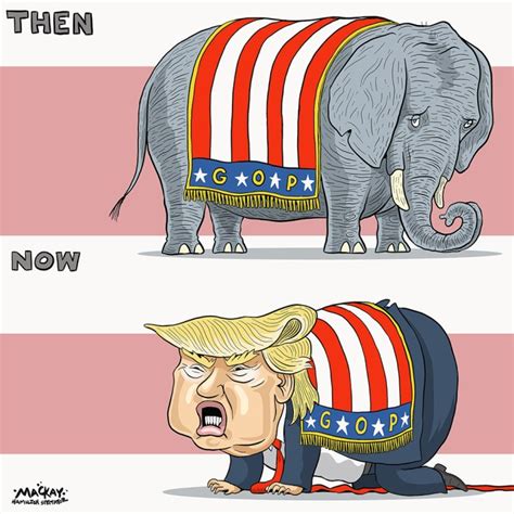 Republican elephant – mackaycartoons