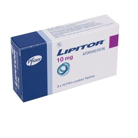 Lipitor 10mg Tablets - Rosheta Medications