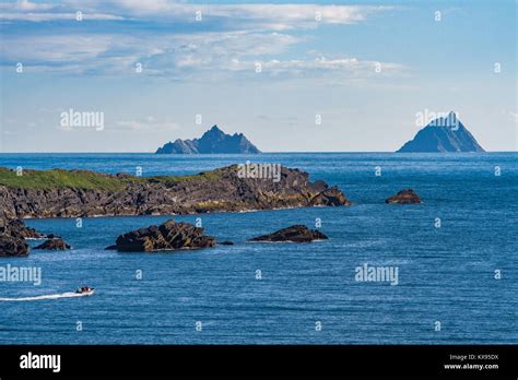 The Skelligs Islands, Little Skellig and Skellig Michael, islands ...