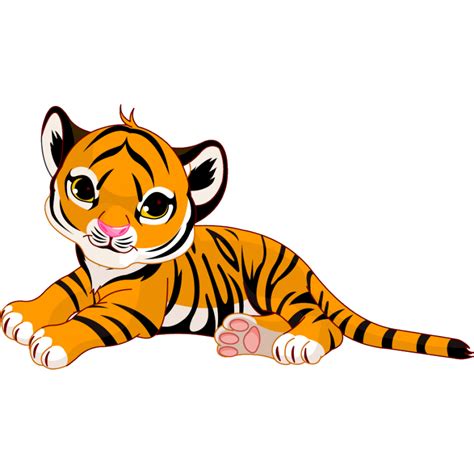 Tiger Clipart Cute Pencil And In Color Transparent Tiger Cartoon ...