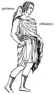 chlamys&petasos.jpg 177×300 pixels | Costume: Ancient Crete, Greece ...