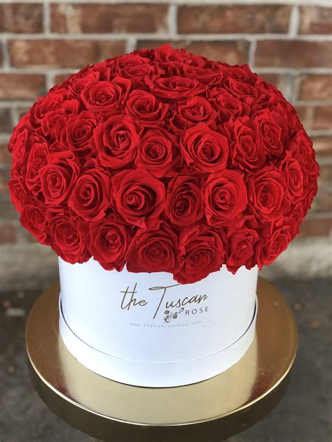 Forever Roses Box by The Tuscan Rose Florist