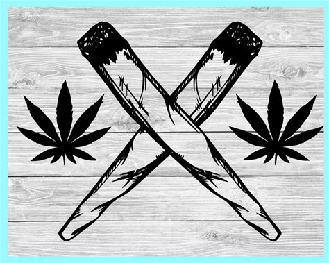 Smoking Weed Svg