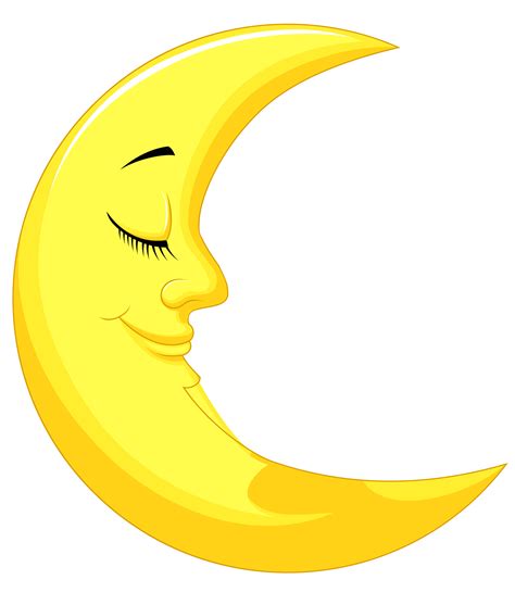 Cartoon Full Yellow Moon - ClipArt Best