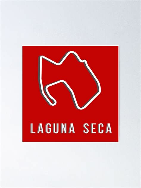 "LAGUNA SECA" Poster by SundayUniform | Redbubble