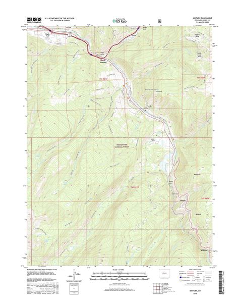 MyTopo Minturn, Colorado USGS Quad Topo Map