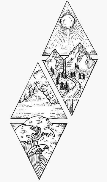 Four Elements Tattoo Design - Under Asia