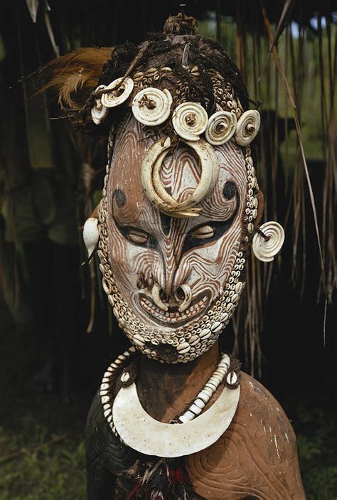 Sepik Mask, Papua New Guinea Photograph by George Holton