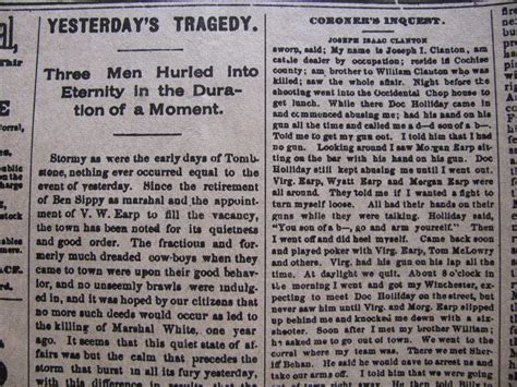 The American Cowboy Chronicles: The OK Corral Gunfight: Tombstone ...