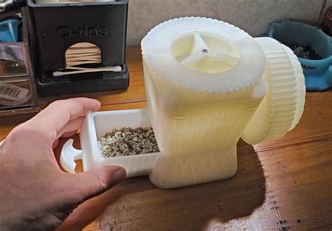 Huge New 3d Printed Herb Grinder I Designed: Works Great ...