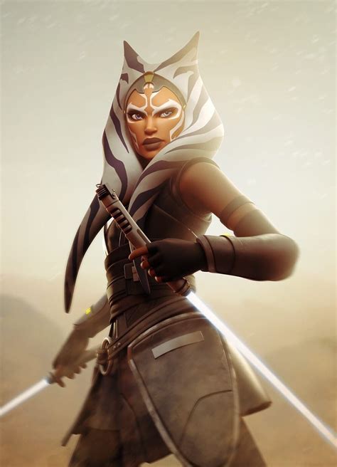 Ahsoka Tano on fan art by Laura Peltomäki #1 | Star wars background ...