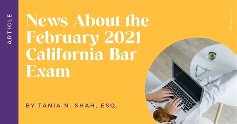 News About the February 2021 California Bar Exam - Law Tutors