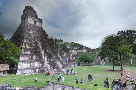 Tikal National Park At Night