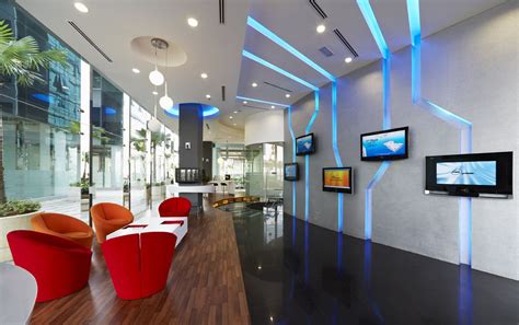 Futuristic Office Interior Design Office Modern Futuristic Building ...