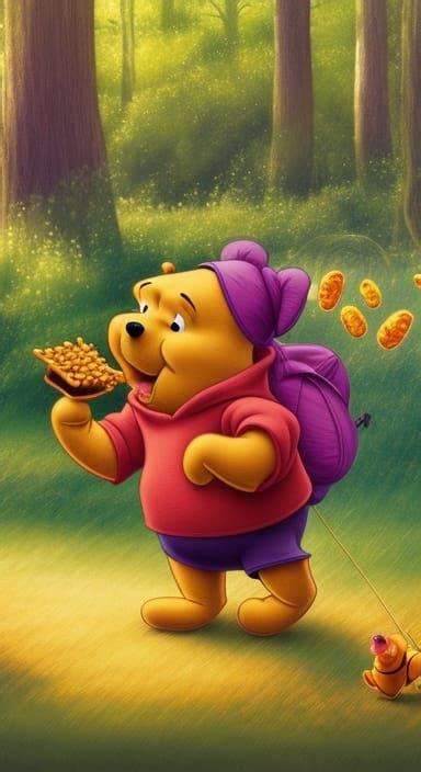 Pooh bear - AI Generated Artwork - NightCafe Creator