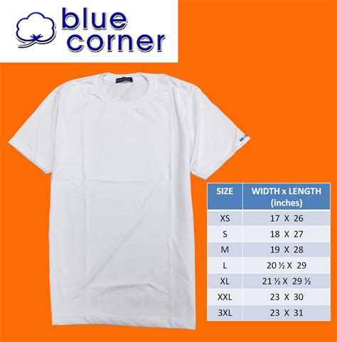 Original blue corner white tshirts roundneck | Lazada PH